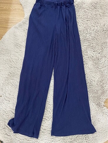 Fitilli bol paça pantolon