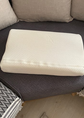 Beyaz Düz ortopedik viskolex yastık