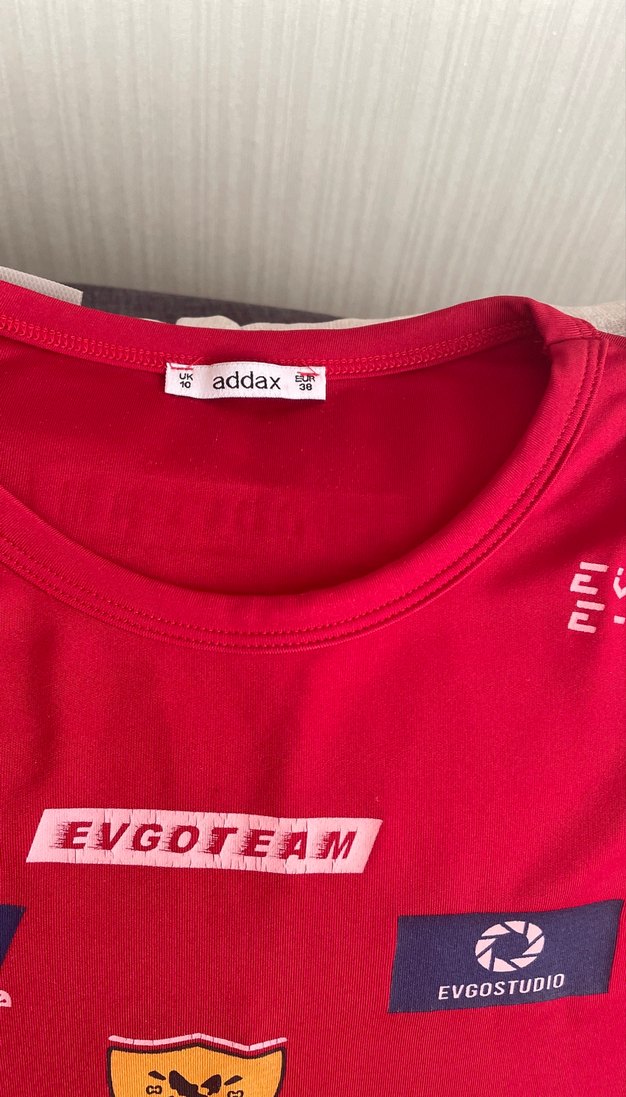 Kız Çocuk Kırmızı Baskılı Uzun Kollu Tişört - Görsel 3