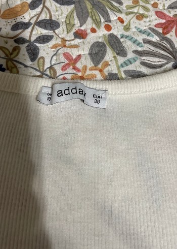 Addax Addax Beyaz Pamuklu Bluzu hiç kullanılmadı
