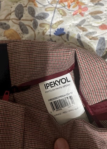 ipekyol Desenli Ekose Pantolon