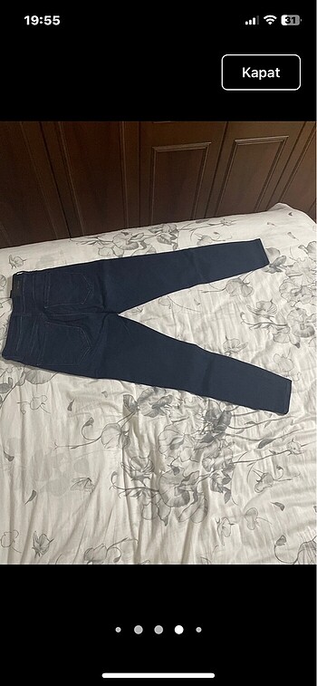 s Beden Mavi 25/25 beden bayan pantalon