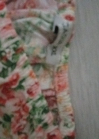 Çiçek Desenli Bohem Midi elbise - Görsel 5