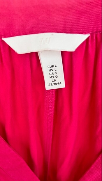 l Beden pembe Renk H&M ELBİSE