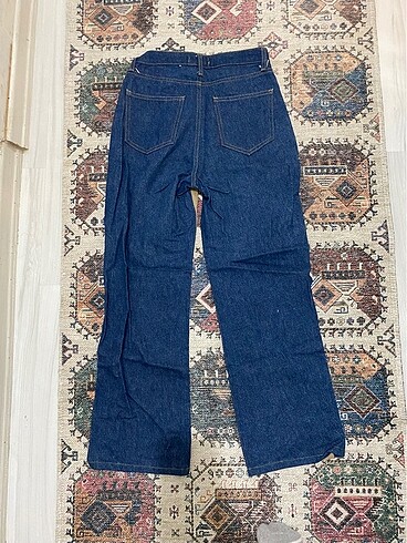 xs Beden lacivert Renk Bol paça jean