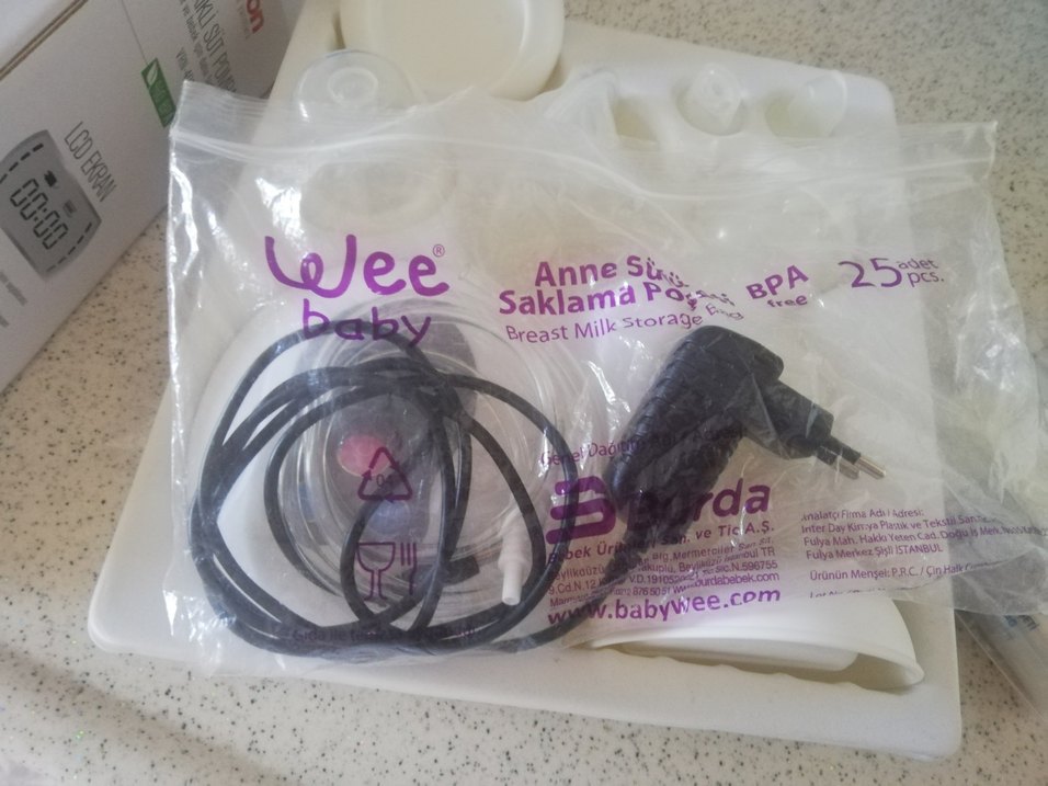 Veron Elektrikli Süt Pompası 0 BPA yeniden farksız - Görsel 3