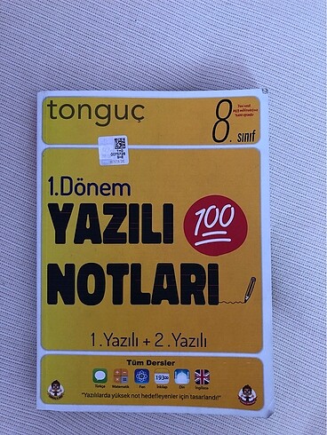 Tonguç 8.sınıf yazılı notları