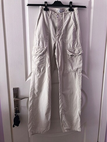 Zara kadın kargo pantolon - Görsel 2