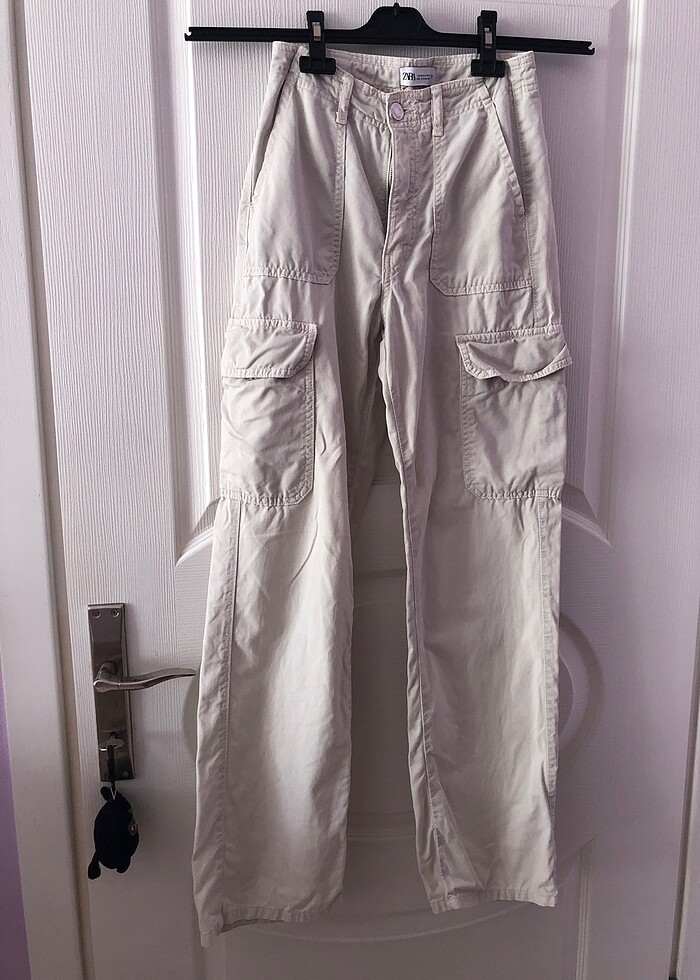 Zara kadın kargo pantolon - Görsel 2