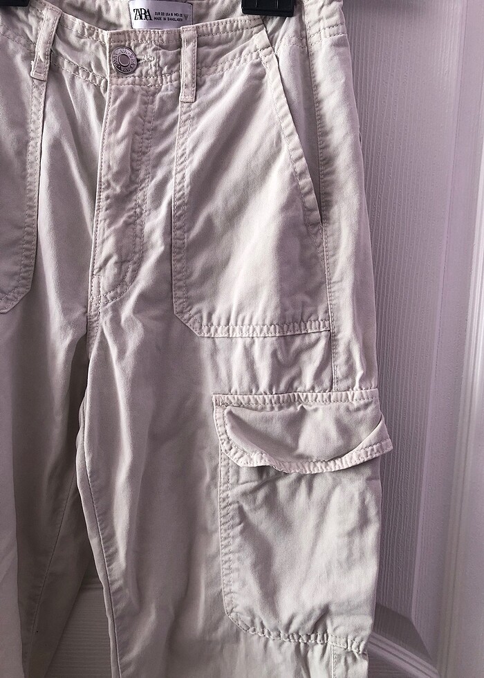 Zara kadın kargo pantolon - Görsel 4