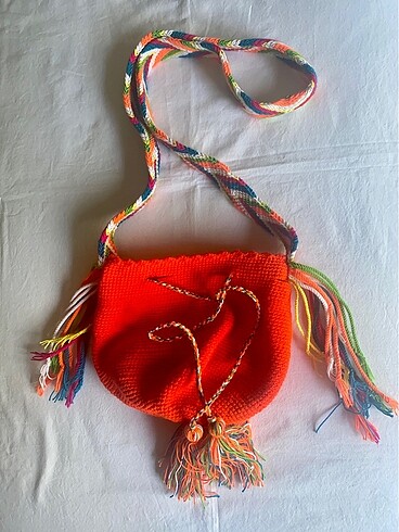 Wayuu Mochila Örgü Çanta