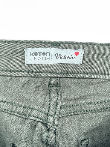 34 Beden haki Renk Koton Jean / Kot %70 İndirimli.