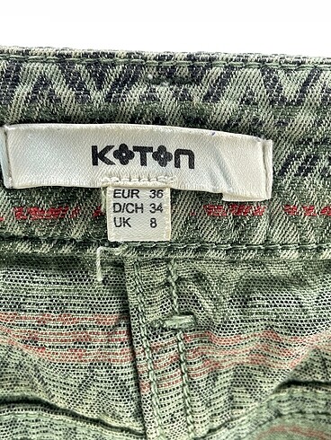 36 Beden çeşitli Renk Koton Mini Etek %70 İndirimli.