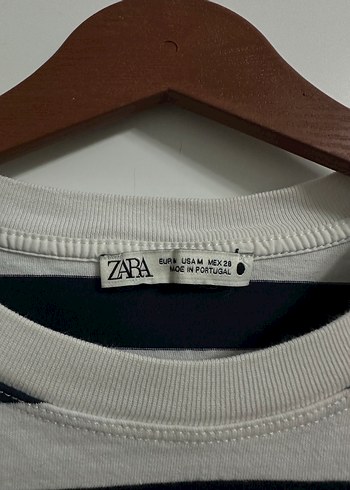 Kolsuz Çizgili Kadın Tişört - Görsel 3