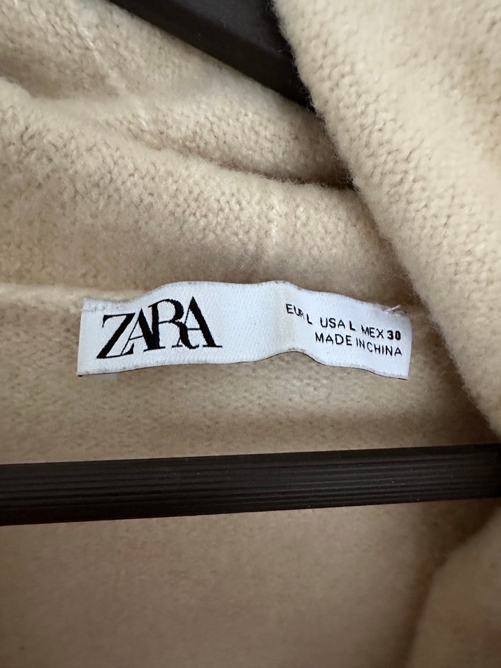 Bej Kadın Keten Salaş Hırka - Görsel 3