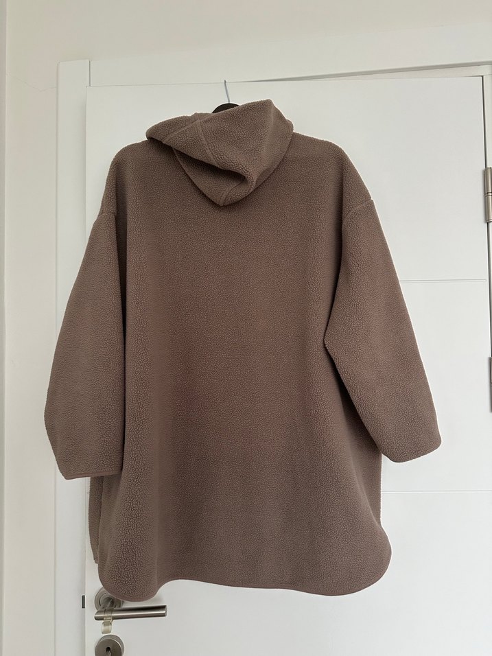 Kadın Kahverengi Kapüşonlu Sweatshirt - Görsel 2