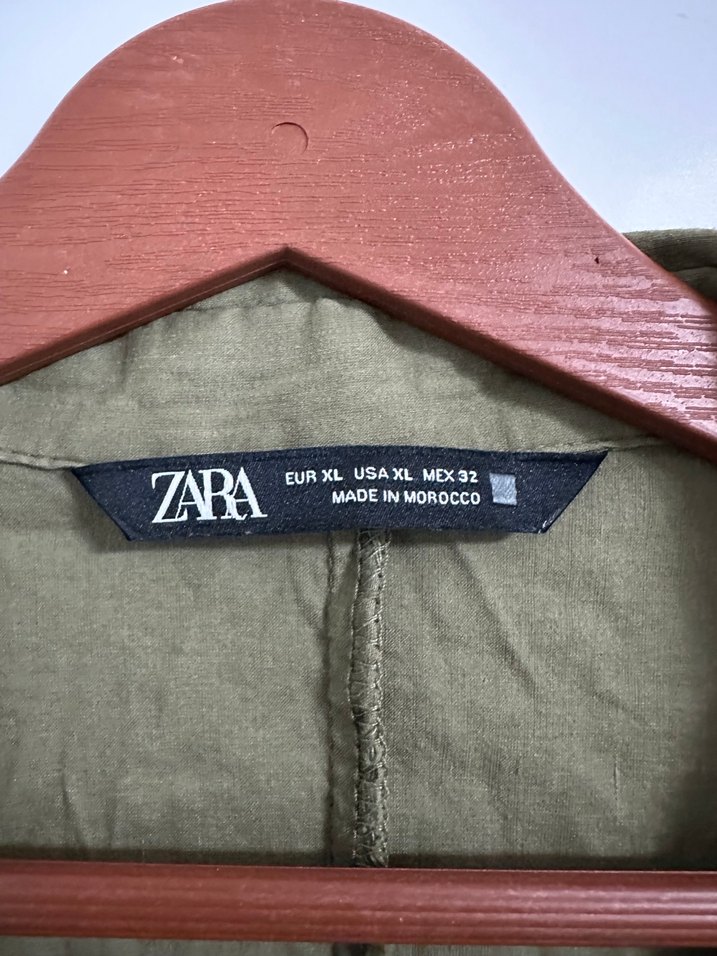 Kadın Haki Uzun Keten Elbise - Görsel 4