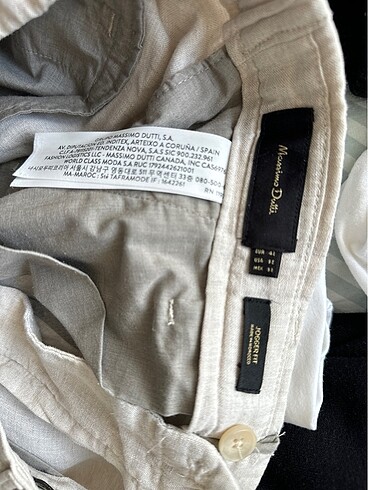 Massimo Dutti erkek keten pantolon