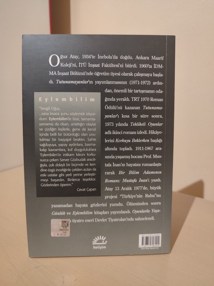 Oğuz Atay - Eylembilim (Bütün Eserleri 7) - Görsel 2