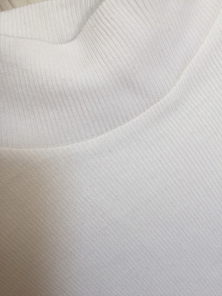 s Beden beyaz Renk Kolsuz bluz 