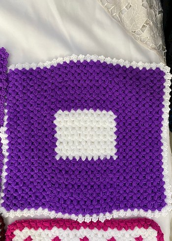 Renkli Örgü Banyo lifi - Görsel 4