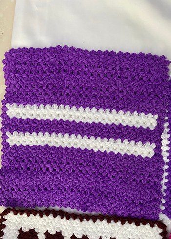 Renkli Örgü Banyo lifi - Görsel 5