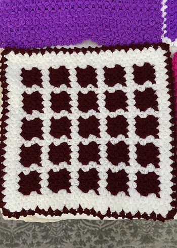 Renkli Örgü Banyo lifi - Görsel 2