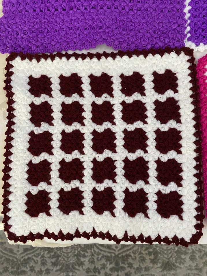 Renkli Örgü Banyo lifi - Görsel 2