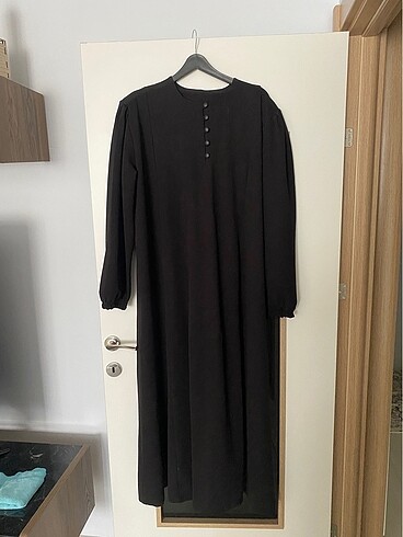 50 Beden siyah Renk Ferace elbise