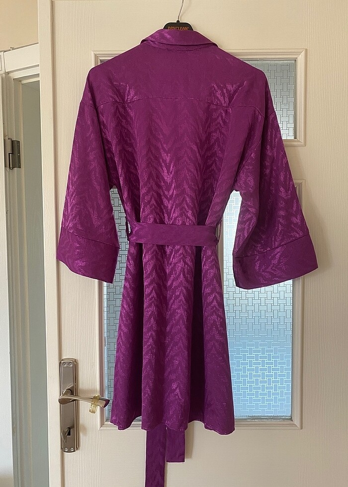 Jakarlı Ceket Elbise - Görsel 3