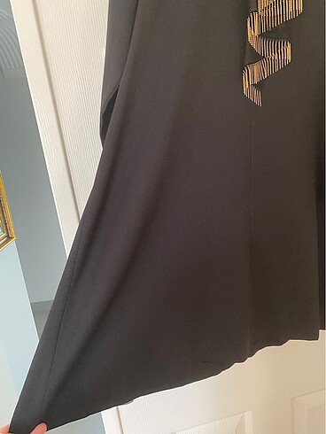 Tesettür Pantolonlu Zincirli Krep İkili Takım - Görsel 2