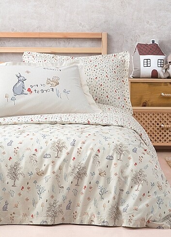 YATAŞ HOME TEK KİŞİLİK NEVRESİM TAKIMI TAM TAKIM SIFIR PAKETLİ Ü