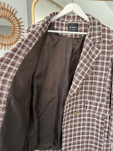 m Beden kahverengi Renk Blazer ceket