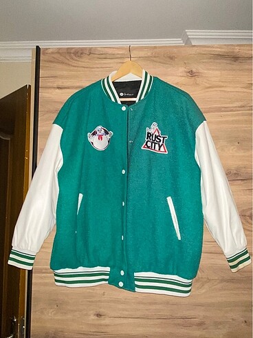 Diğer Ghost Buster Oversize Bomber