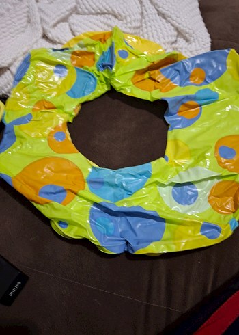 Çocuklar için Renkli Mavi Şişme Deniz Oyuncağı - Görsel 7