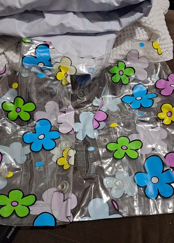 Çocuklar için Renkli Mavi Şişme Deniz Oyuncağı - Görsel 6