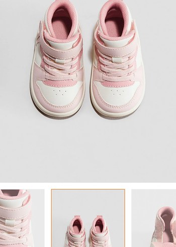 H&M Pembe Cırtlı Spor Ayakkabı - Görsel 3