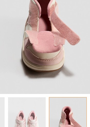 H&M Pembe Cırtlı Spor Ayakkabı - Görsel 2