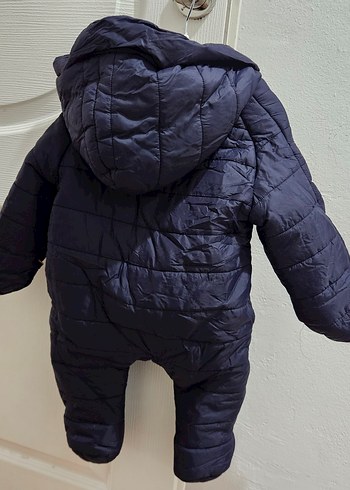 Kahverengi Nakışlı Bebek Kayak Tulumu - Görsel 2