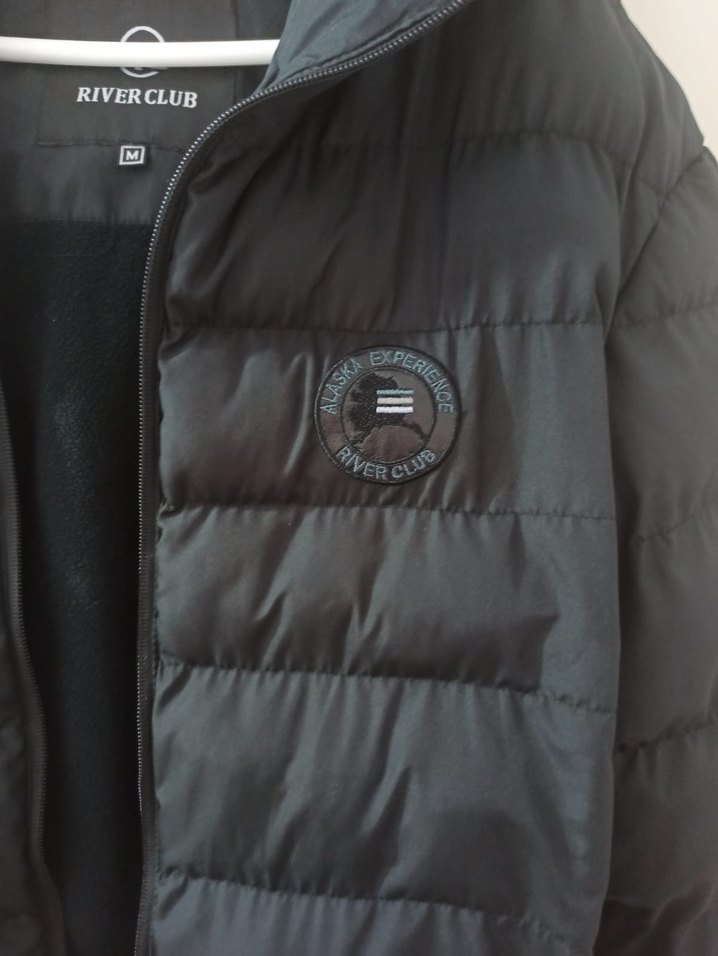 Erkek  Siyah Fermuarlı Mont - Görsel 2