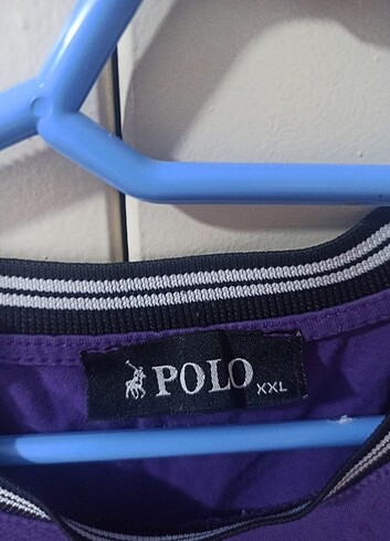xxl Beden mor Renk Polo erkek tişört