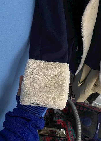 Kürk Detaylı Kadın Midi Ceket - Görsel 3