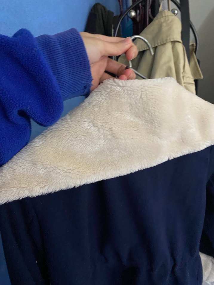 Kürk Detaylı Kadın Midi Ceket - Görsel 4