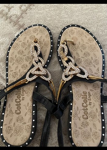 Siyah Yılan Desenli Tokalı Stiletto  Kadın Sandalet - Görsel 3