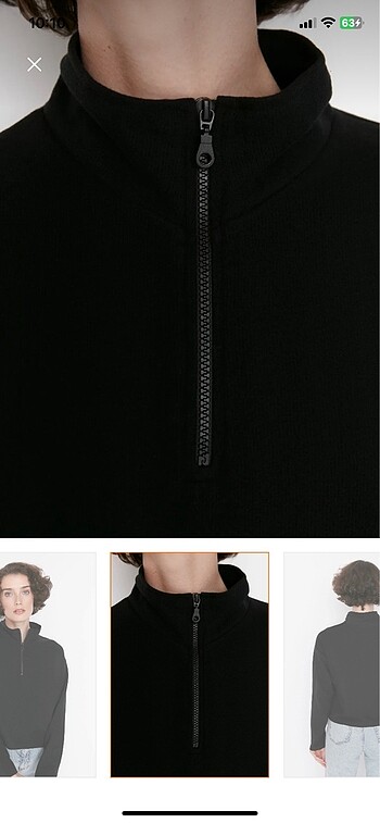 Siyah  kazak - Görsel 2