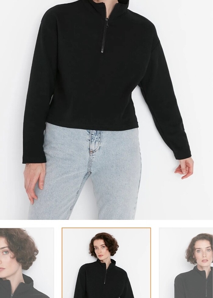 Siyah  kazak - Görsel 3