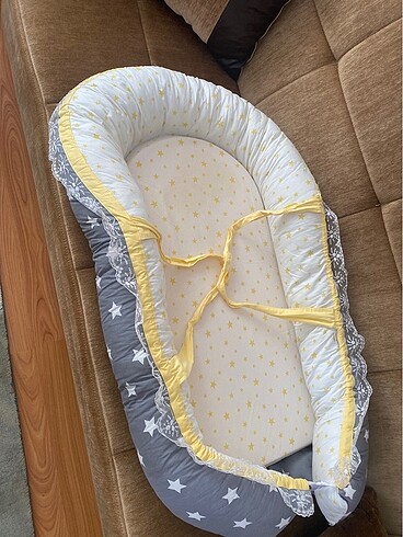 Beden Anne yanı babynest yatak, ortopedik puset minderi, çarşafı , pus