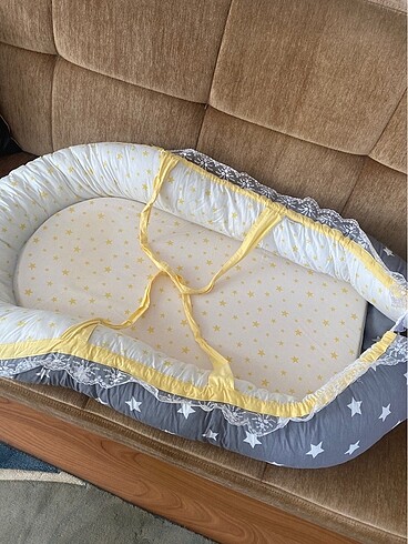 Beden Renk Anne yanı babynest yatak, ortopedik puset minderi, çarşafı , pus