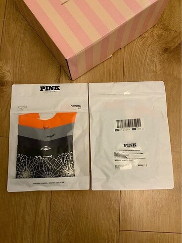 Victoria?s Secret PINK 5li iç çamaşır seti. Tanga lazer kesim mo