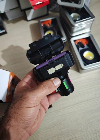 şarjlı Kafa madenci lambası feneri sensörlü - Görsel 4